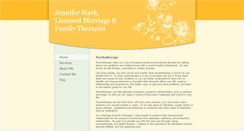 Desktop Screenshot of jenniferstarktherapy.com