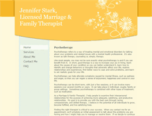 Tablet Screenshot of jenniferstarktherapy.com
